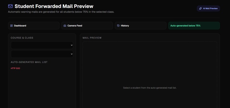 AI AUTOMATED ATTENDANCE PIPLINE  – screenshot 3
