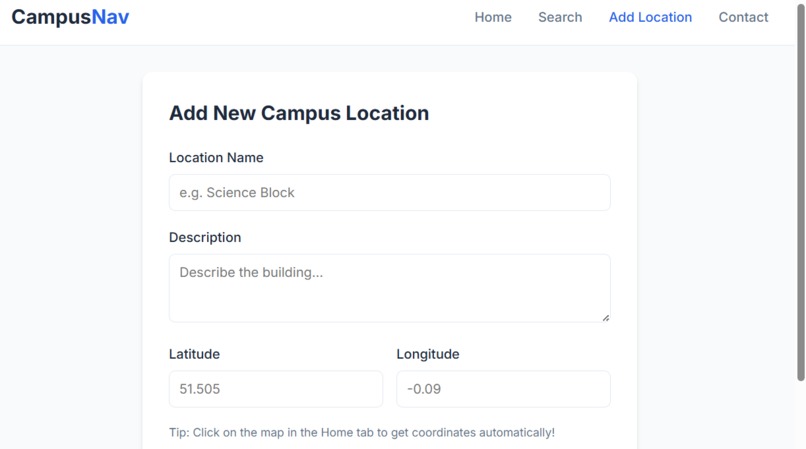 campus navigation | Devpost