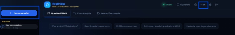 RegBridge: dual-collection RAG — FINMA & private docs – screenshot 7