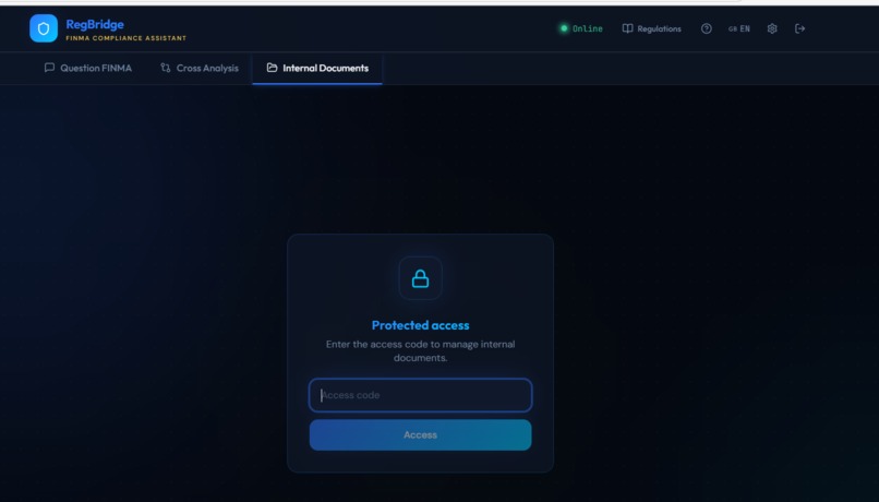 RegBridge: dual-collection RAG — FINMA & private docs – screenshot 21