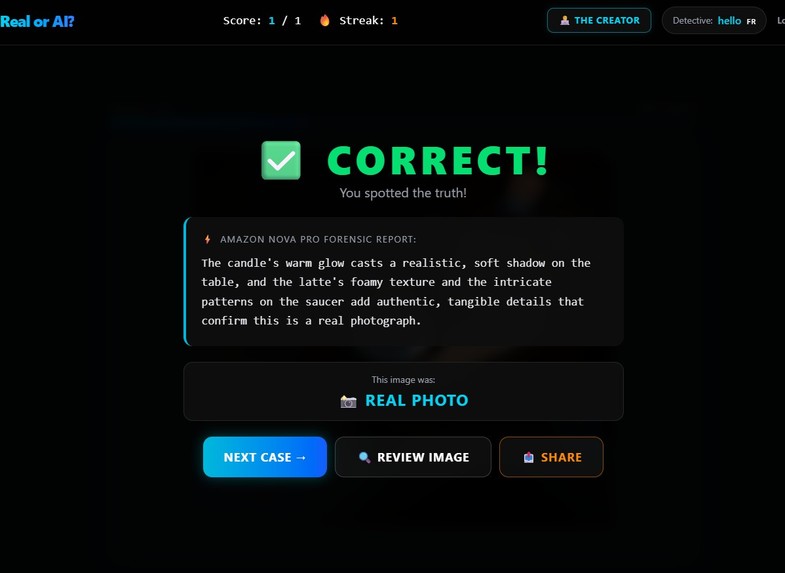 Real or AI? – screenshot 3