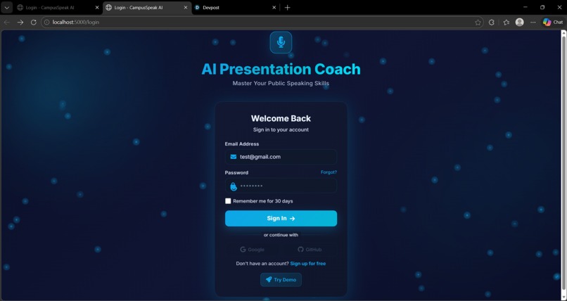 CampusSpeak AI – screenshot 1