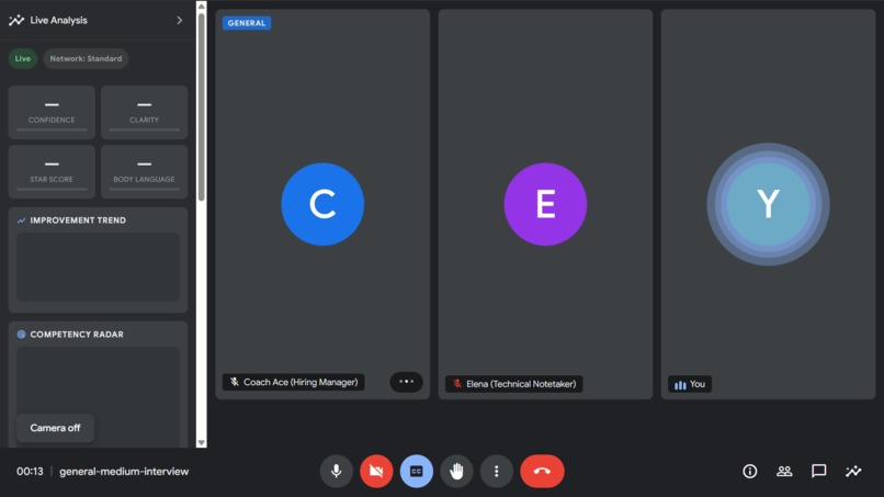 Interviewace – screenshot 2