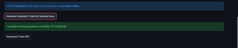 CAMPUSGUIDE-AI: AI based University Helpdesk System – screenshot 3