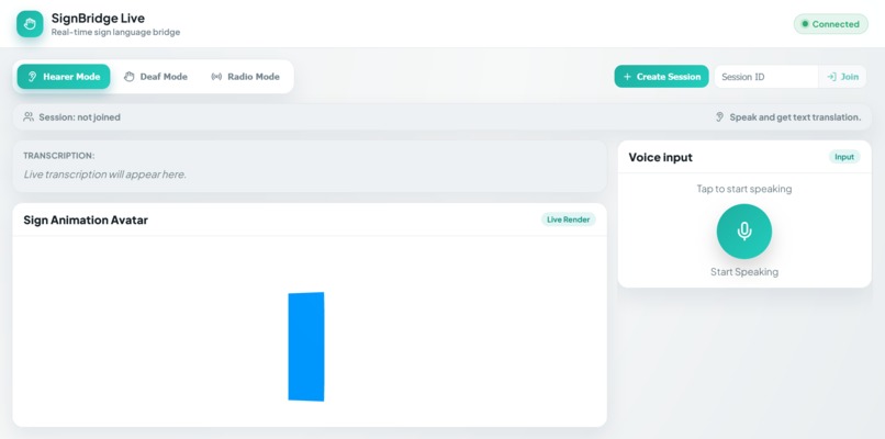 SignBridge Live – screenshot 1