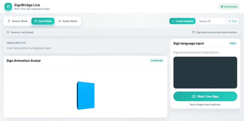 SignBridge Live – screenshot 2