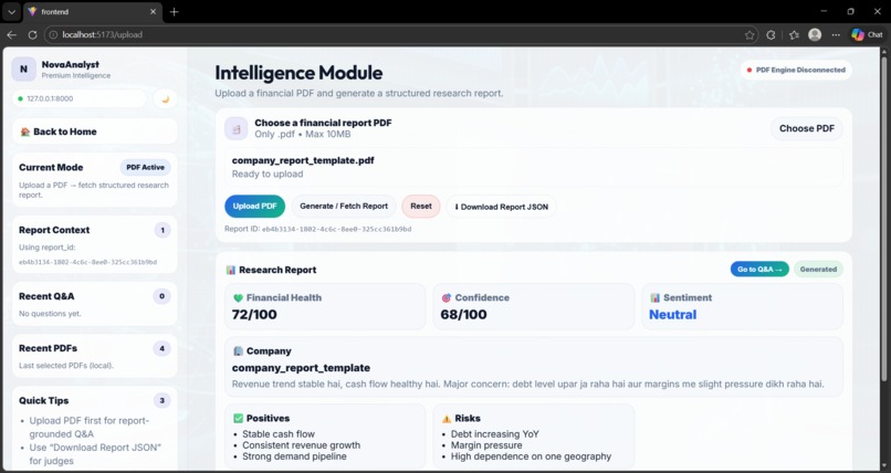 AI Financial Research Agent – screenshot 3