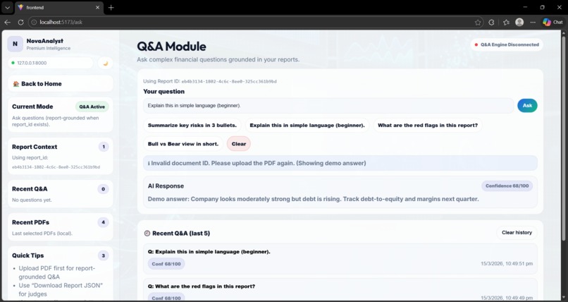 AI Financial Research Agent – screenshot 5