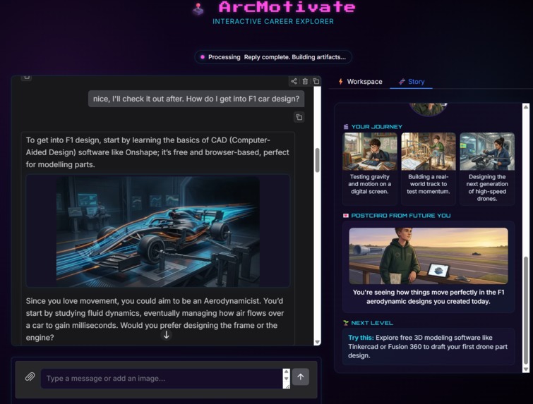 ArcMotivate - Creative Storyteller for your future – screenshot 3
