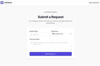 AI-Based University Complaint Analysis System