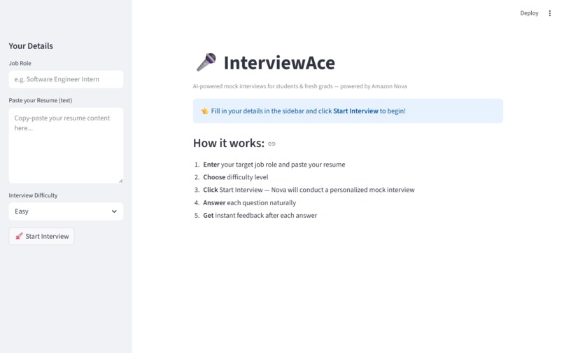 InterviewAce – screenshot 1
