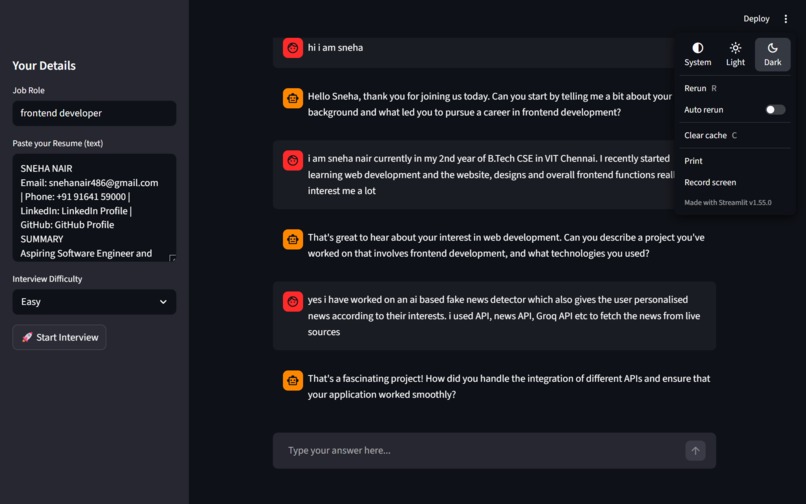 InterviewAce – screenshot 3