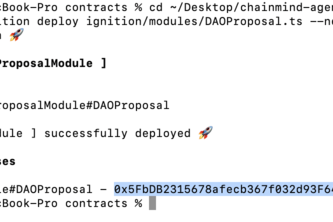 ChainMind – AI Governance Agent for Decentralized DAOs