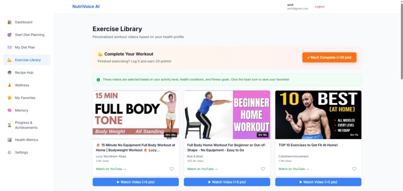 NutriVoice AI – screenshot 3