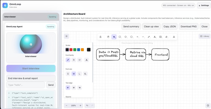 OmniLoop: The Autonomous SWE Interviewer – screenshot 3