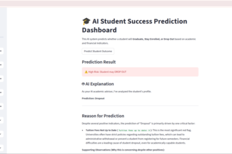 Ai student success prediction 