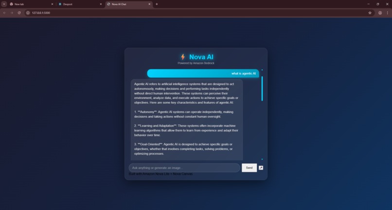 nova AI – screenshot 1