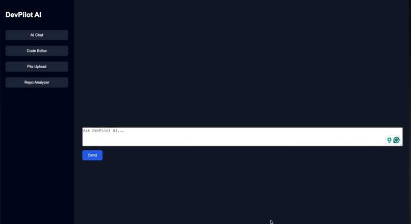 DevPilot AI – screenshot 1