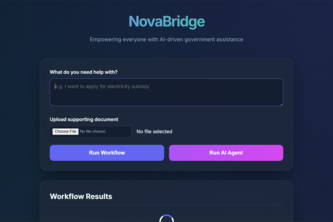 NovaBridge: AI Agent for Government Benefit Access