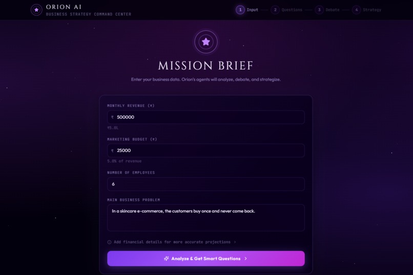 Orion AI – screenshot 1