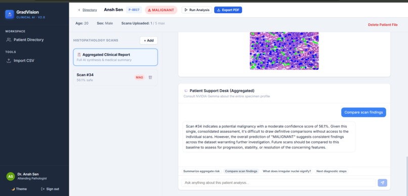 GradVision , Diagnostic Intelligence – screenshot 4