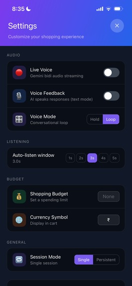 Physical Shopping Companion – screenshot 1