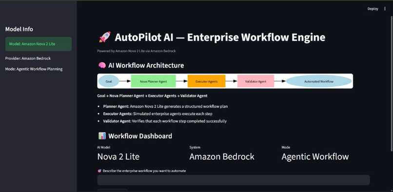 AutoPilot AI: Autonomous Enterprise Workflow Engine – screenshot 1
