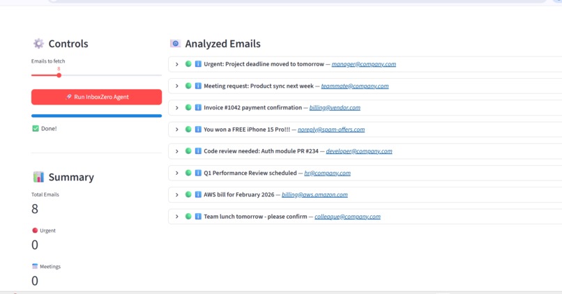 InboxZero – screenshot 2