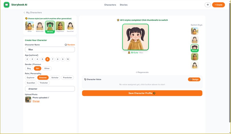 My Storybook AI – screenshot 1