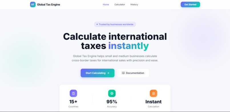 Global Tax Engine – screenshot 2