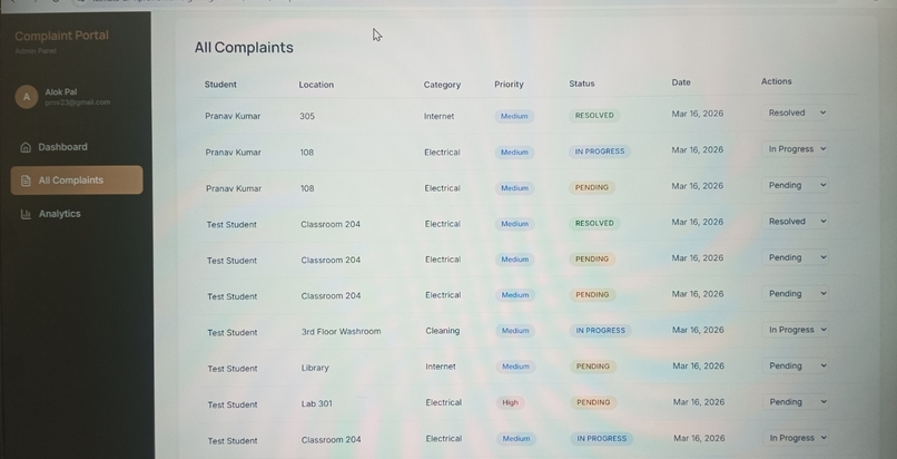 Smart Complaint Portal – screenshot 4