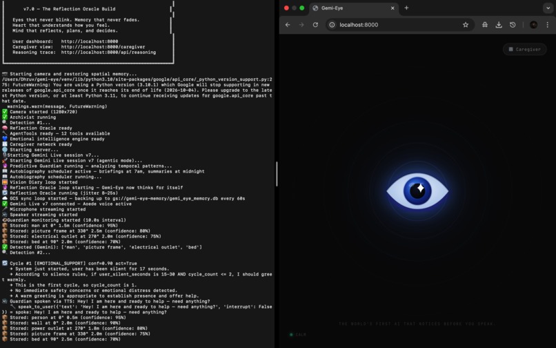 Gemi-Eye – Proactive Guardian for the Visually Impaired – screenshot 2