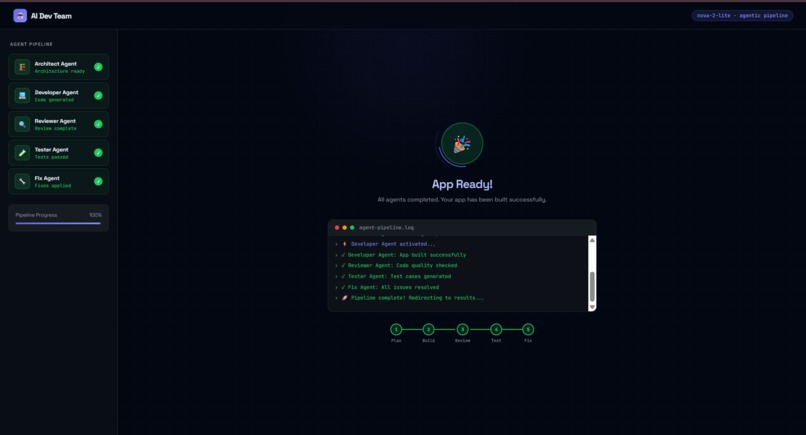 AI Dev Team – Agentic App Builder – screenshot 2