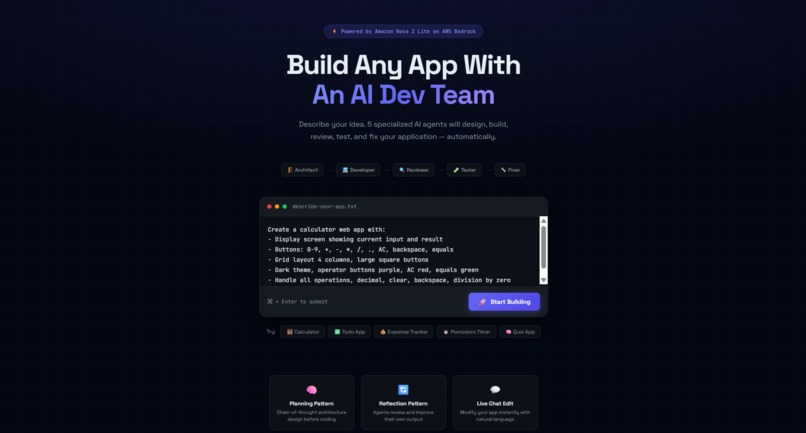 AI Dev Team – Agentic App Builder – screenshot 4