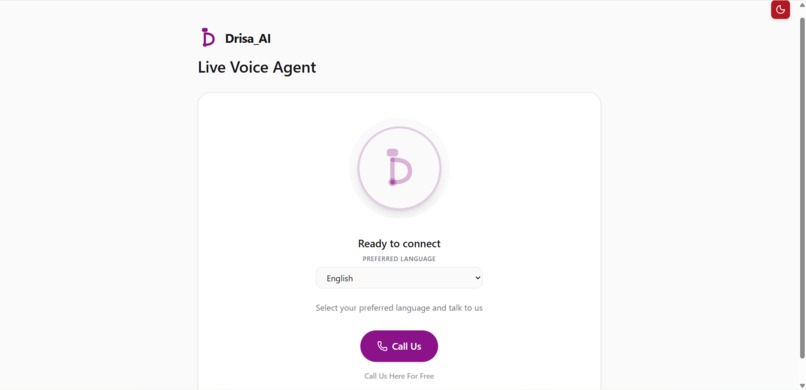 Drisa_AI Multilingual Support Agent – screenshot 2