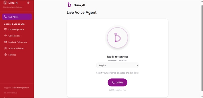 Drisa_AI Multilingual Support Agent – screenshot 8