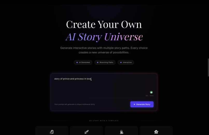StoryVerse AI – screenshot 2
