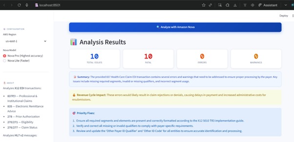EDIErrorDoctor: AI-Powered X12 EDI&HL7 Error Diagnosis & Fix – screenshot 2