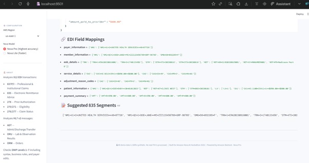 EDIErrorDoctor: AI-Powered X12 EDI&HL7 Error Diagnosis & Fix – screenshot 7