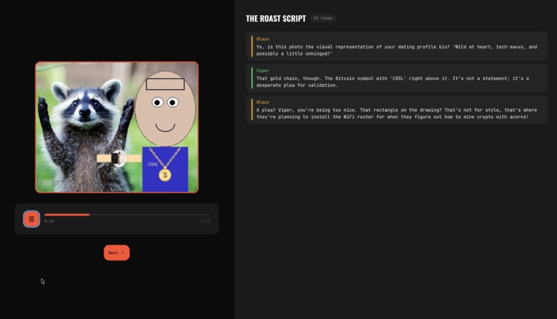 GRL: Gemini Roast LIVE – screenshot 2