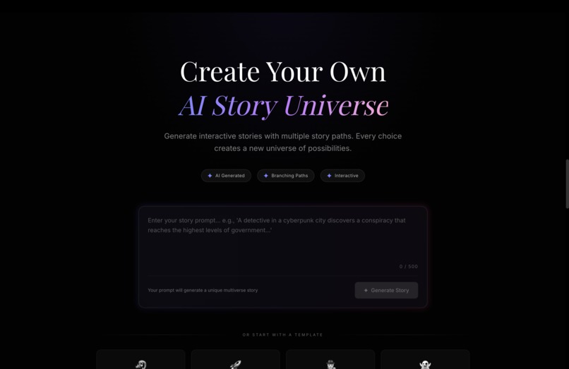 StoryVerse AI – screenshot 2