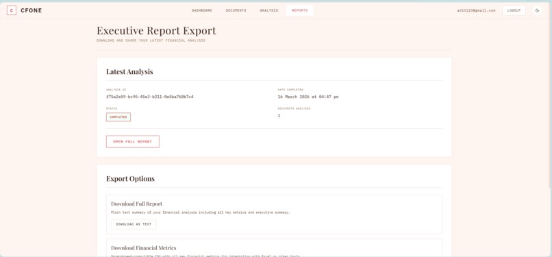 CFOne - AI Chief Financial Officer for SMEs – screenshot 5