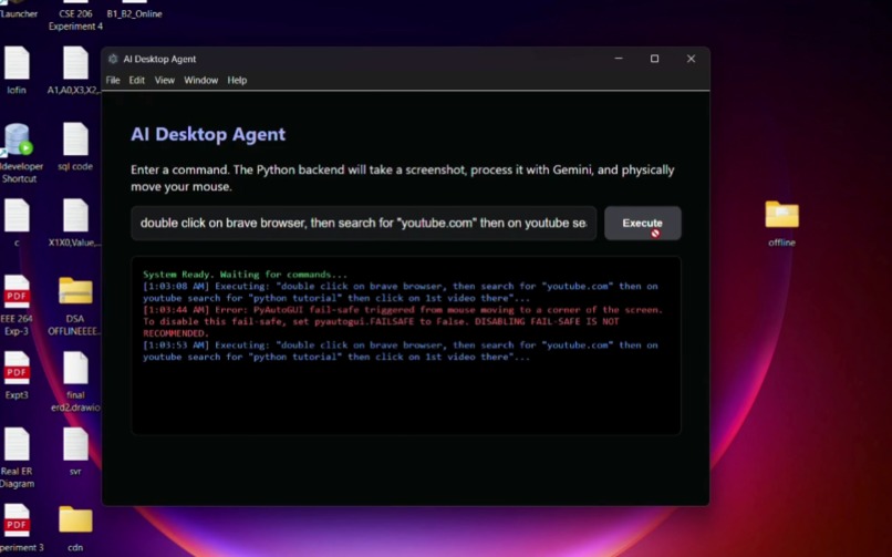 AI Desktop Agent   – screenshot 5