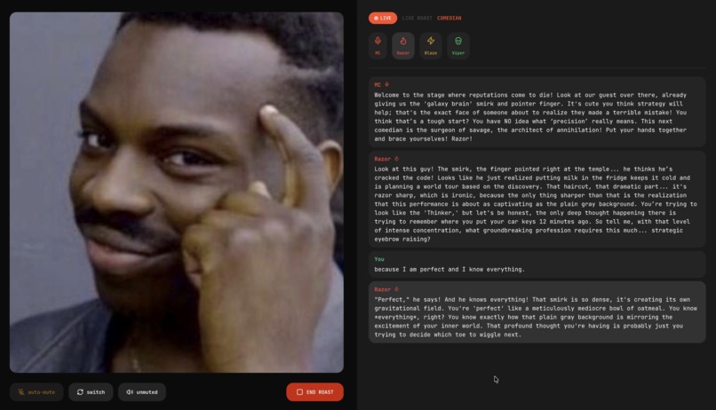 GRL: Gemini Roast LIVE – screenshot 5