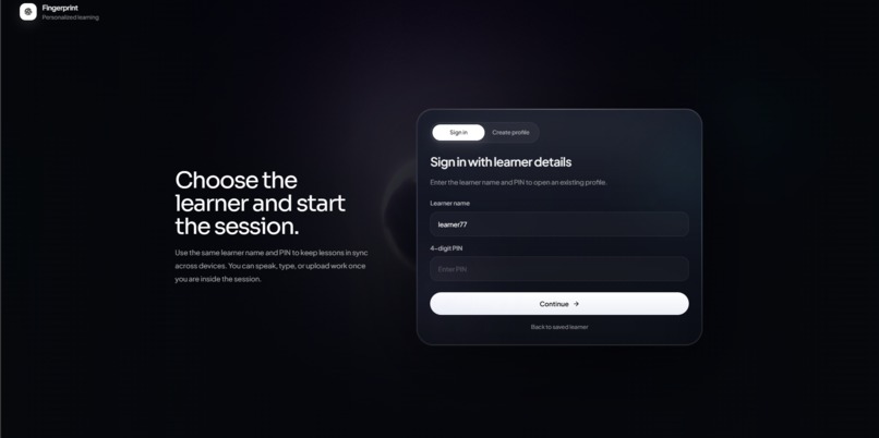 Fingerprint – screenshot 1