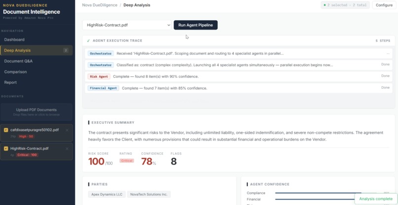 Nova DueDiligence – screenshot 3