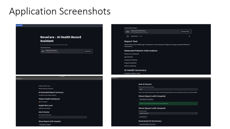 NovaCare – AI Health Record Assistant – screenshot 1