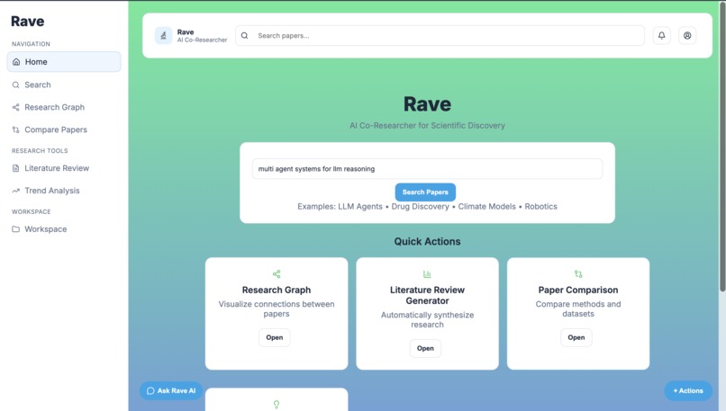 RaveAI – screenshot 2