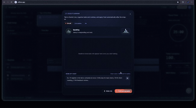 Stiflow: AI-Powered Timebox Planner & Live Agent – screenshot 12