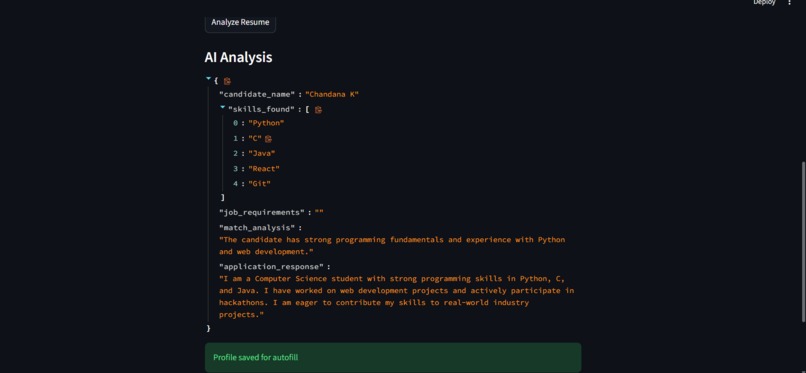 AutoApply AI – Intelligent Job Application Assistant | Devpost